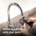 PHILIPS Serie 5500 Macchina per Espresso Completamente Automatica - 20 caffè Caldi e con Ghiaccio, Sistema LatteGo Veloce da Pulire, 40% Più Silenziosa con SilentBrew, QuickStart, Grigio (EP5544/50) - immagine 9