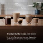De'Longhi LA SPECIALISTA ARTE EC9155.W Macchina da caffè Manuale, 3 Ricette Preimpostate, Controllo Attivo della Temperatura, 8 Livelli di Macinazione, Lancia MyLatte Art, incluso KIT BARISTA, Bianco - immagine 6