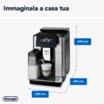 De’Longhi PrimaDonna Soul – Perfetto Macchina da Caffè Automatica, LatteCrema Montalatte Automatico, 18 Bevande in un Solo Tocco, Display Full-Touch, Argento e Nero (ECAM612.55.SB) - immagine 8