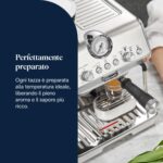 De'Longhi LA SPECIALISTA ARTE EC9155.W Macchina da caffè Manuale, 3 Ricette Preimpostate, Controllo Attivo della Temperatura, 8 Livelli di Macinazione, Lancia MyLatte Art, incluso KIT BARISTA, Bianco - immagine 5