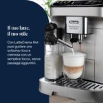 De’Longhi Magnifica Evo Next – Perfetto Macchina da Caffè Automatica, LatteCrema Montalatte Automatico, 13 Bevande in un Solo Tocco, Display Touch a Colori, Argento e Nero (ECAM312.80.SB) - immagine 7